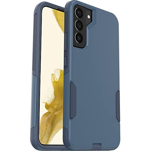 Galaxy S22+ Commuter Series Case - Rock Skip Way, Slim & Tough, Pocket-Friendly, with Port Protection Blue