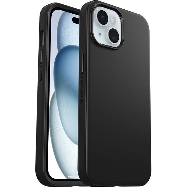iPhone 16e, 15, 14, & 13 Symmetry Series Case - BLACK | snaps to MagSafe | ultra-sleek | raised edges protect camera & screen | ships in polybag